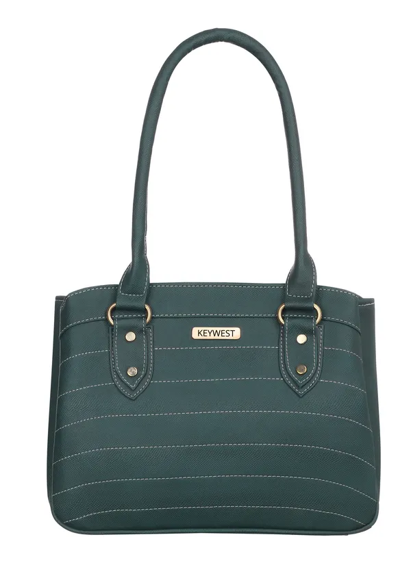 Keywest_Women's_Laura_Tote_Handbag_for_Women_|_Hobo_Bag_for_Work_|_Ladies_Purse_|_Stylish_Shoulder_Bag_|_Gift_For_Women_|_Green