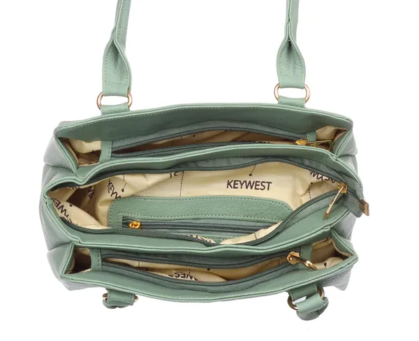 Keywest_Women's_Penguin_Tote_Handbag_for_Women_|_Hobo_Bag_for_Work_|_Ladies_Purse_|_Stylish_Shoulder_Bag_|_Gift_For_Women_|_Light_Green