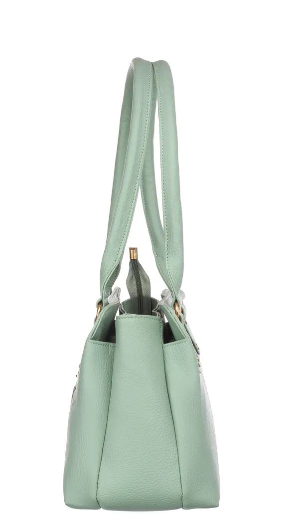 Keywest_Women's_Penguin_Tote_Handbag_for_Women_|_Hobo_Bag_for_Work_|_Ladies_Purse_|_Stylish_Shoulder_Bag_|_Gift_For_Women_|_Light_Green