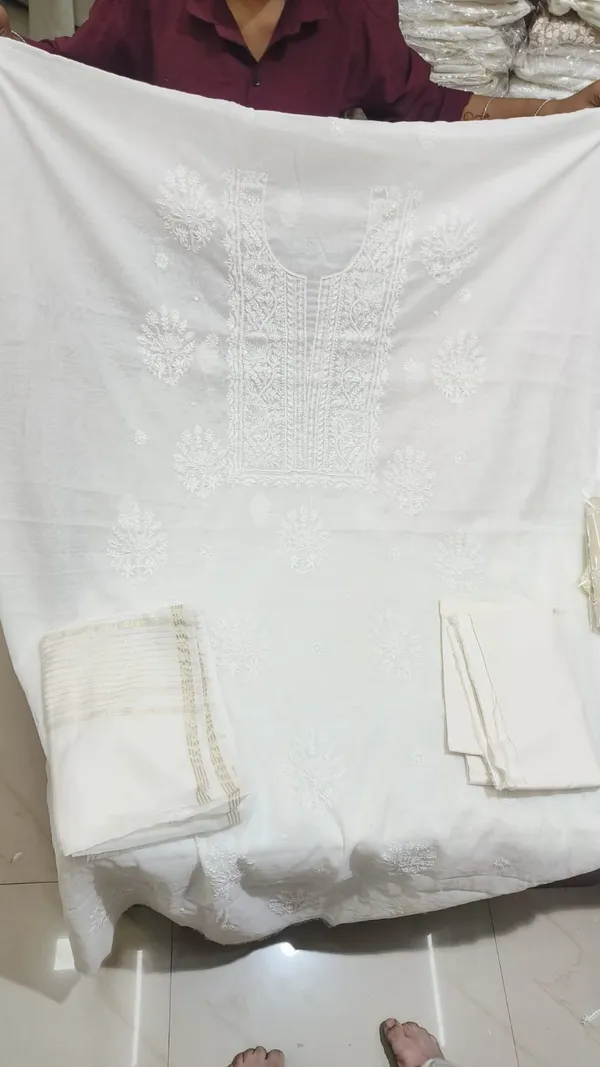 Semi_Stitched_Kasabwork_Chikankari_Suit_with_Dupatta
