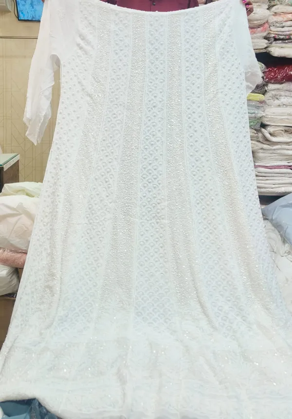Semi_Stitched_Chikankari_Pearl_handwork_Anarkali