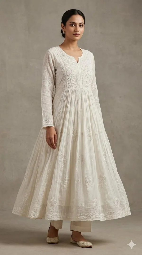 Semi_stiched_Pure_Chanderi_Mul_Anarkali_Fabric