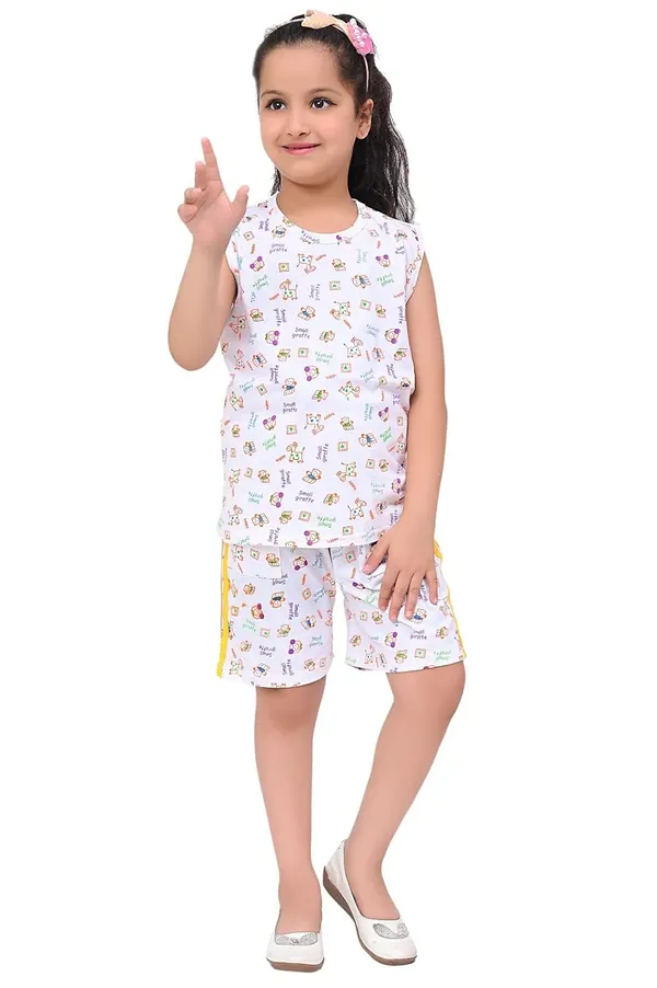 Yellow_Cotton_Permium_Night_Suit_For_Unisex_Kids