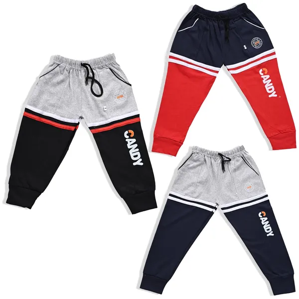 Multicolor_Cotton_Permium_Track_Pants_For_Unisex_Child