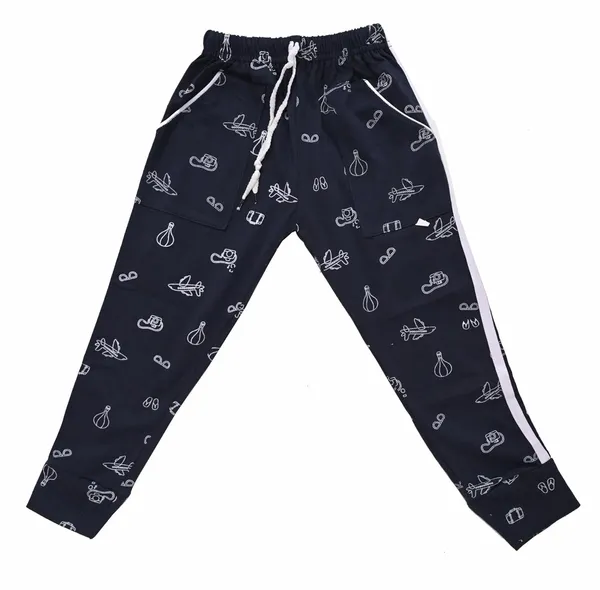 Multicolor_Cotton_Permium_Track_Pants_For_Unisex_Child