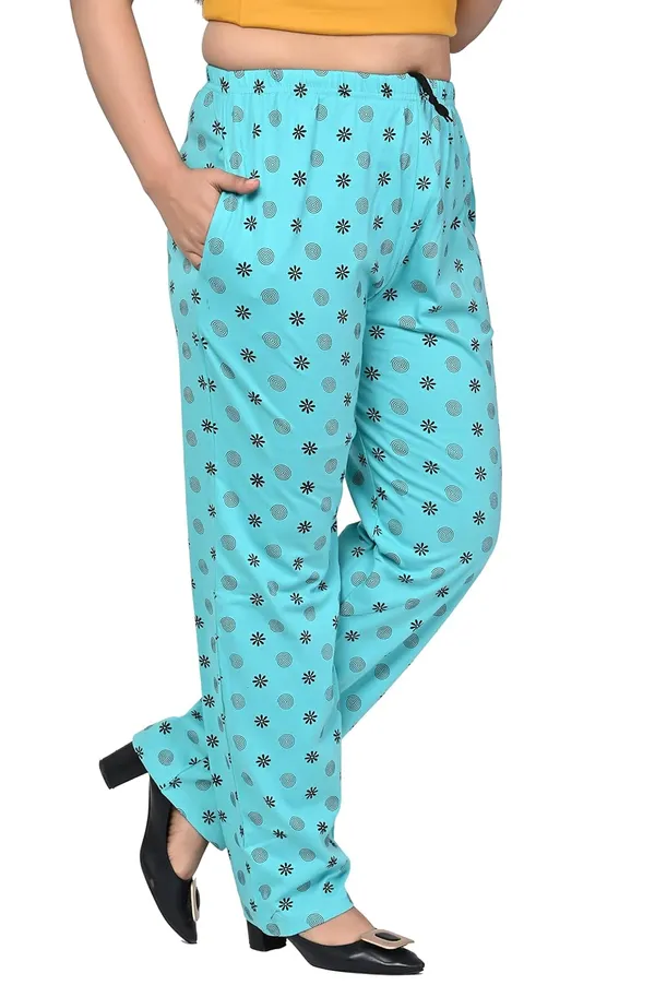 Sky_Blue_Cotton_Permium_Pyjama_Pant_For_Women