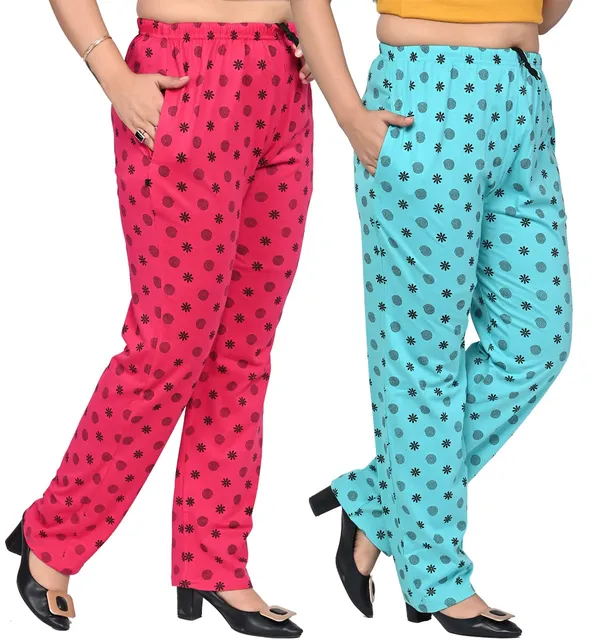 Pink_And_Sky_Blue_Cotton_Permium_Pyjama_Pant_For_Women