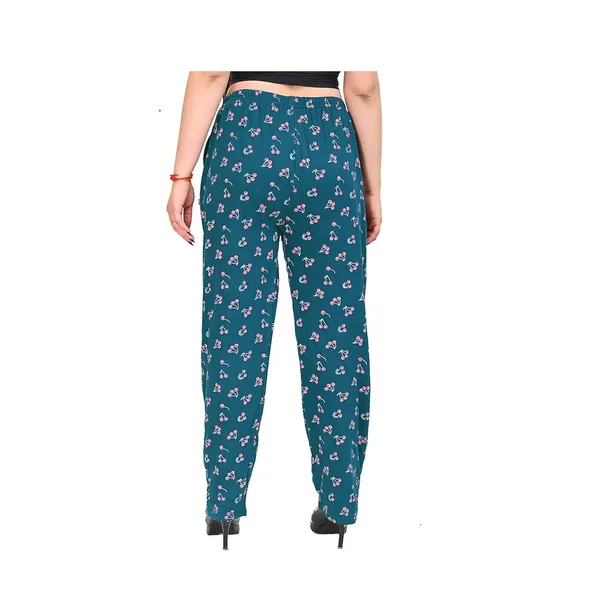 Sky_Blue_And_Teal_Cotton_Permium_Pyjama_Pant_For_Women