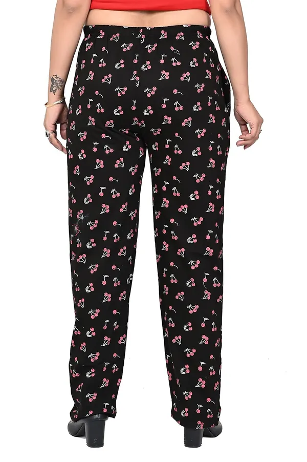 Red_And_Black_Cotton_Permium_Pyjama_Pant_For_Women
