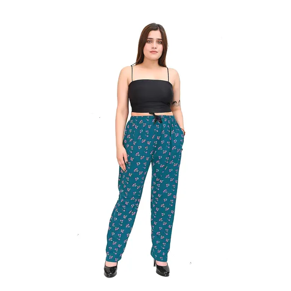 Pink_And_Teal_Cotton_Permium_Pyjama_Pant_For_Women