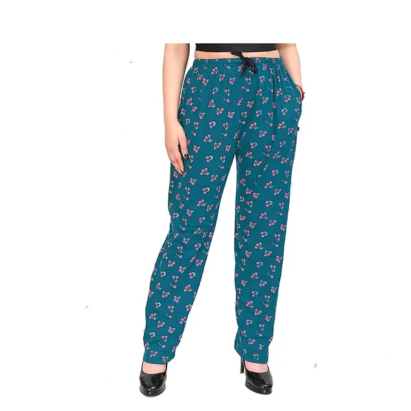 Pink_And_Teal_Cotton_Permium_Pyjama_Pant_For_Women