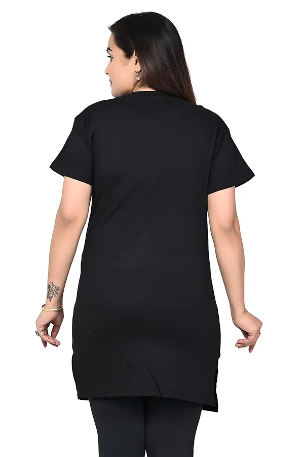 Red_And_Black_Cotton_Permium_Polo_T-Shirt_For_Women