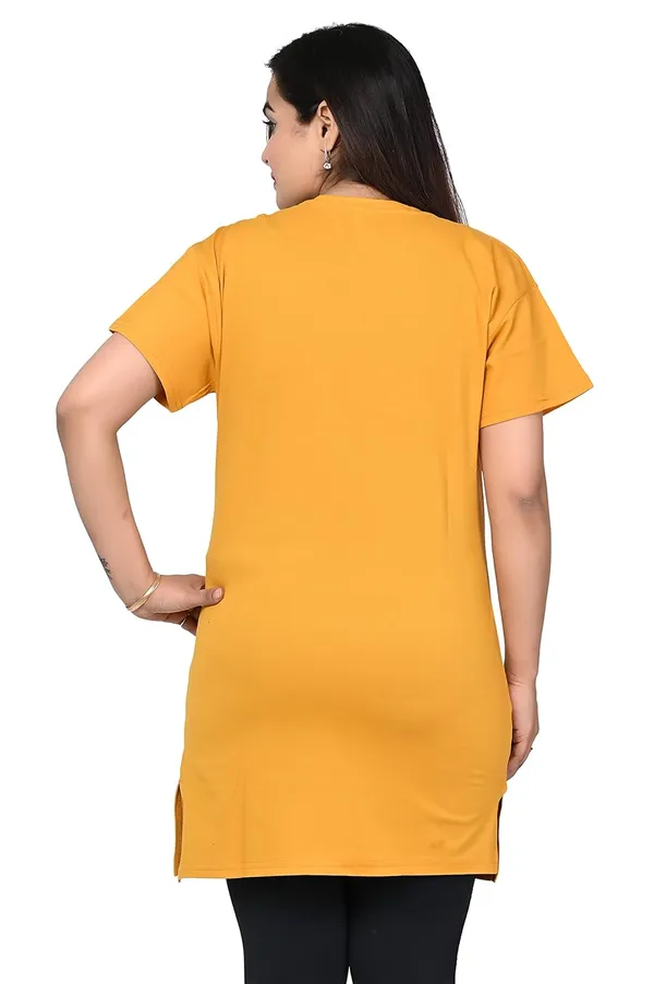 Yellow_And_Red_Cotton_Permium_Polo_T-Shirt_For_Women