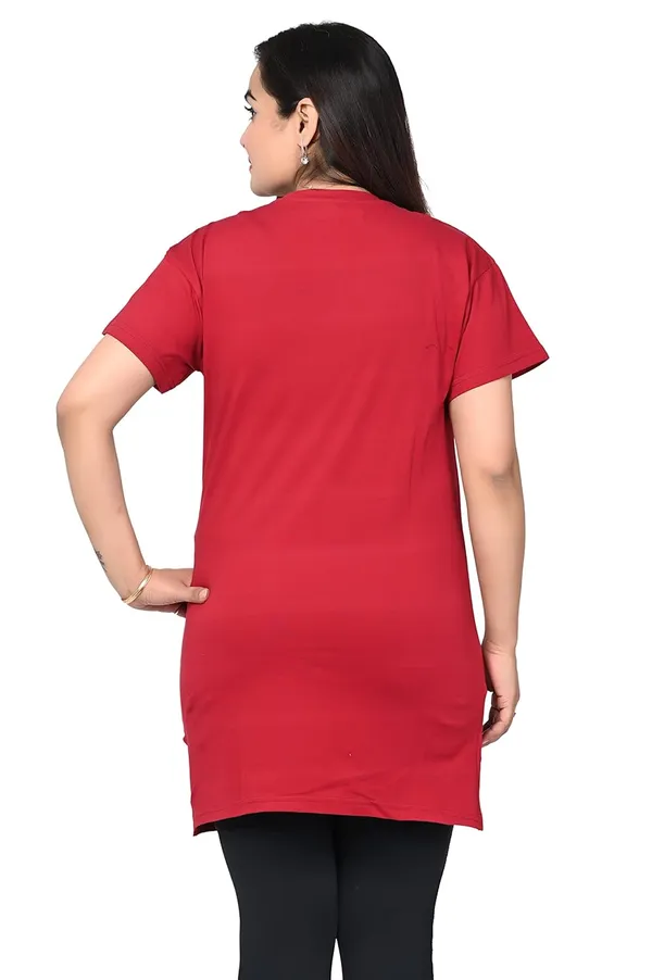 Yellow_And_Red_Cotton_Permium_Polo_T-Shirt_For_Women