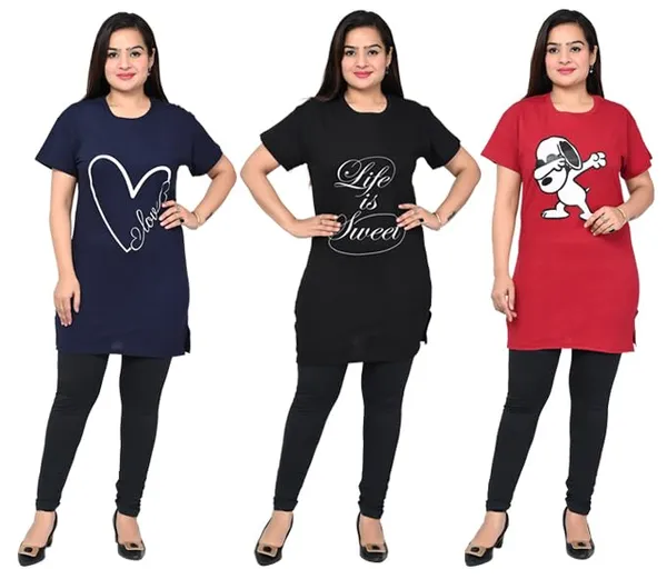 Multicolor_Cotton_Permium_Polo_T-Shirt_For_Women