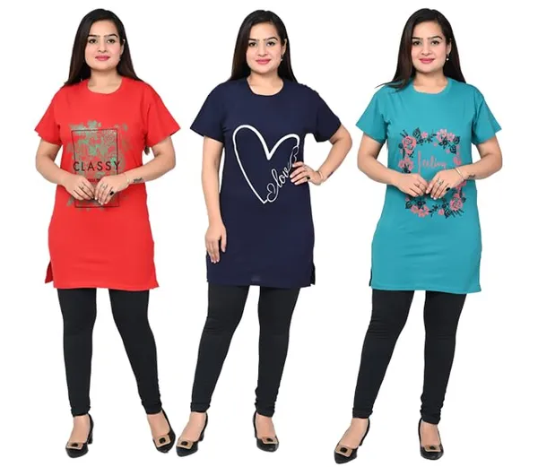 Multicolor_Cotton_Permium_Polo_T-Shirt_For_Women