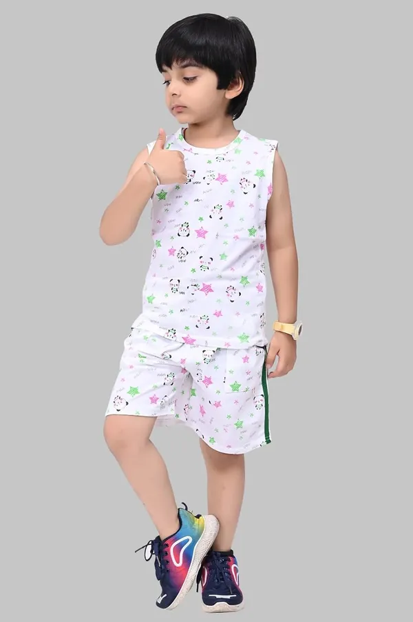 White_Cotton_Permium_Sleepwear_Set_For_Boys