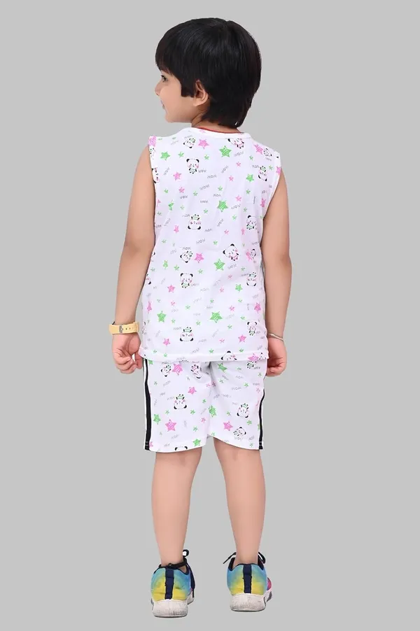 White_Cotton_Permium_Sleepwear_Set_For_Boys