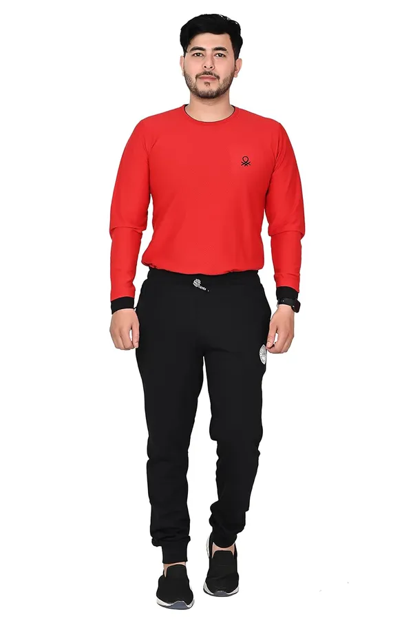 Black_And_Blue_Cotton_Permium_Track_Pants_For_Men