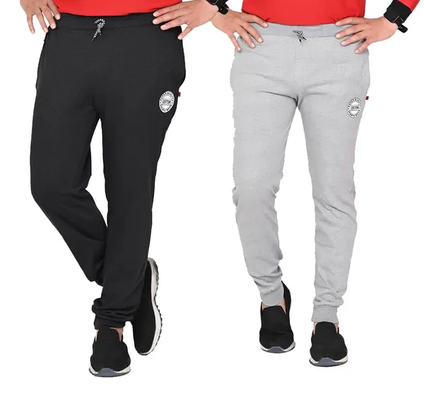 Grey_And_Black_Cotton_Permium_Track_Pants_For_Men