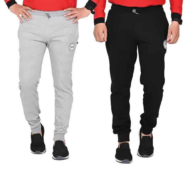 Grey_And_Black_Cotton_Permium_Track_Pants_For_Men