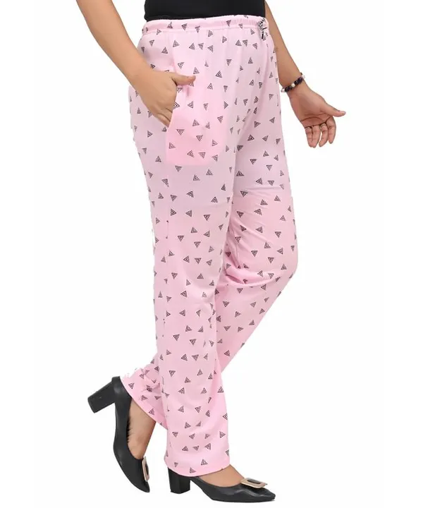 Pink_Cotton_Permium_Lounge_Pants_For_Women