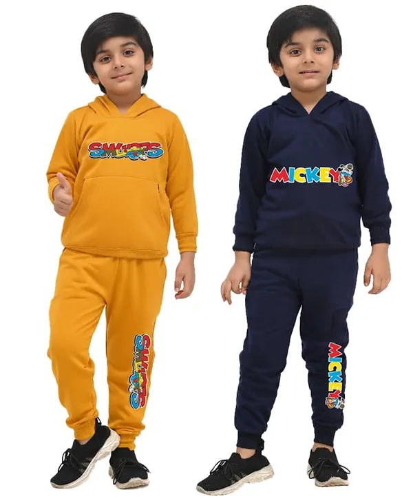 Yellow_And_Navy_Blue_Cotton_Blend_Permium_Sweatshirt_Set_For_Baby_Boys