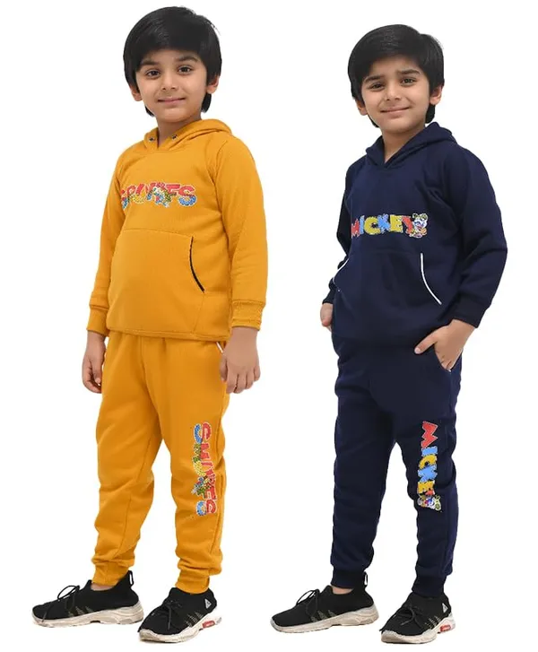 Yellow_And_Navy_Blue_Cotton_Blend_Permium_Sweatshirt_Set_For_Baby_Boys