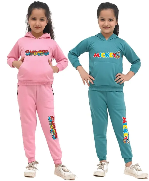 Green_And_Pink_Cotton_Blend_Permium_Sleepwear_Set_For_Baby_Girls