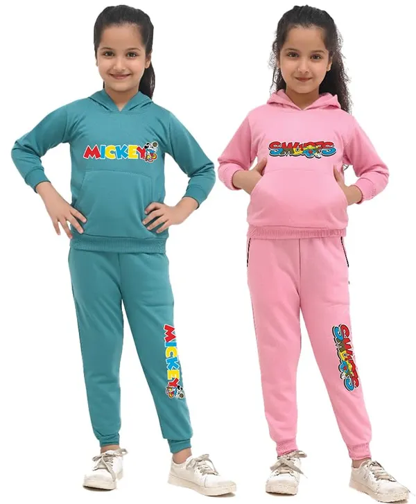Green_And_Pink_Cotton_Blend_Permium_Sleepwear_Set_For_Baby_Girls