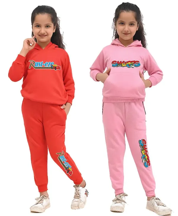 Red_And_Pink_Cotton_Blend_Permium_Sleepwear_Set_For_Baby_Girls