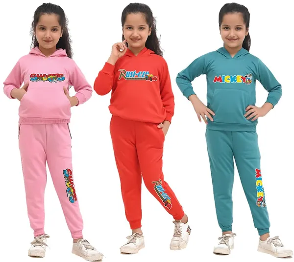 Multicolor_Cotton_Blend_Permium_Sleepwear_Set_For_Baby_Girls