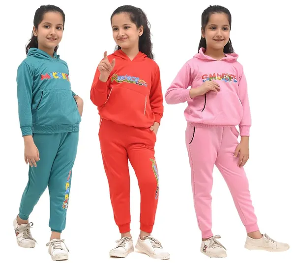 Multicolor_Cotton_Blend_Permium_Sleepwear_Set_For_Baby_Girls