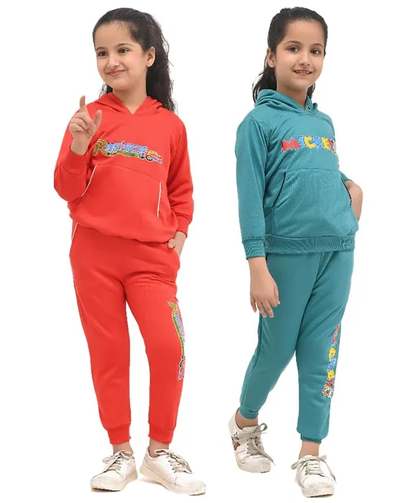 Red_And_Green_Cotton_Blend_Permium_Hoodie_Set_For_Baby_Girls