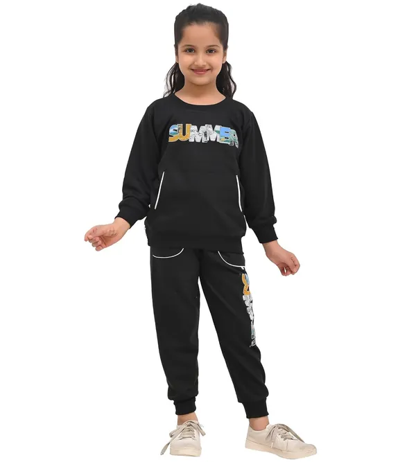 Black_Cotton_Blend_Permium_Clothing_Set_For_Girls