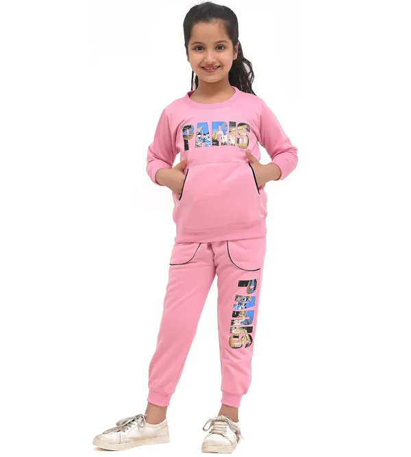 Pink_Cotton_Blend_Permium_Clothing_Set_For_Girls