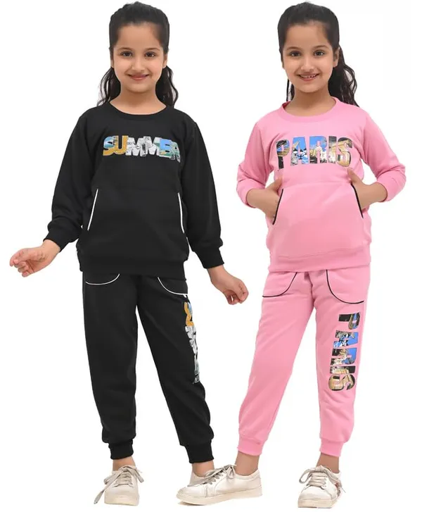 Pink_And_Black_Cotton_Blend_Permium_Sweatshirt_Set_For_Girls