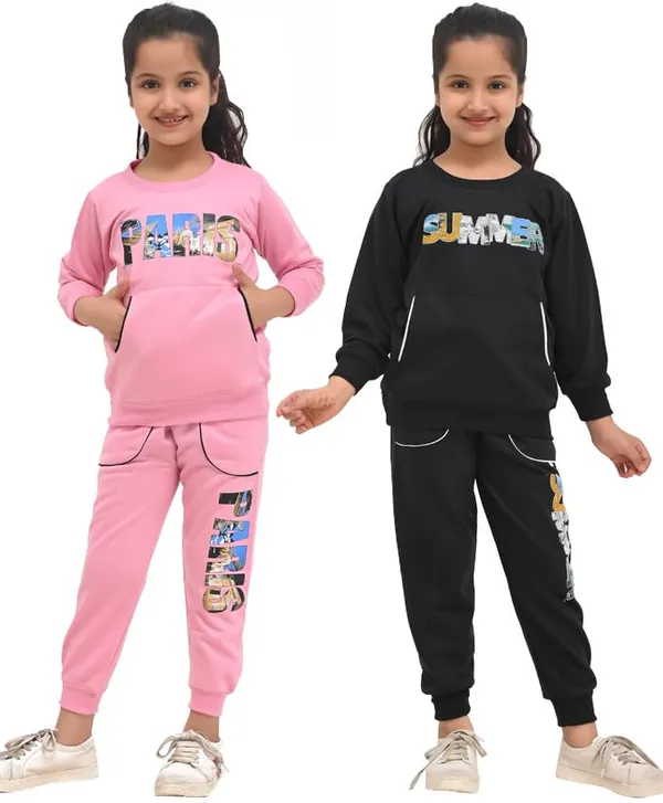 Pink_And_Black_Cotton_Blend_Permium_Sweatshirt_Set_For_Girls