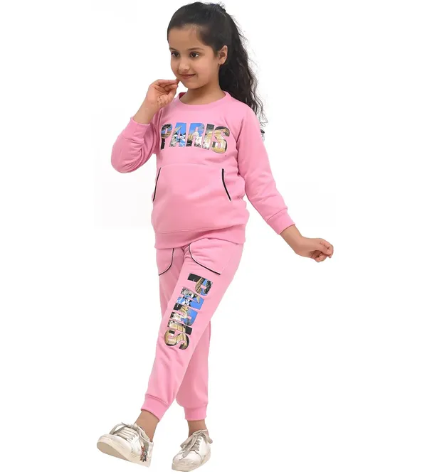 Pink_And_Black_Cotton_Blend_Permium_Sweatshirt_Set_For_Girls