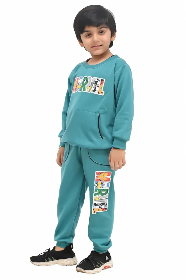 Green_Fleece_Cotton_Permium_Clothing_Set_For_Boys