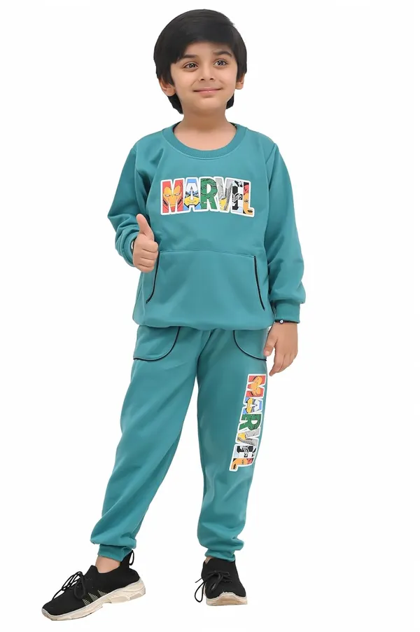 Green_Fleece_Cotton_Permium_Clothing_Set_For_Boys