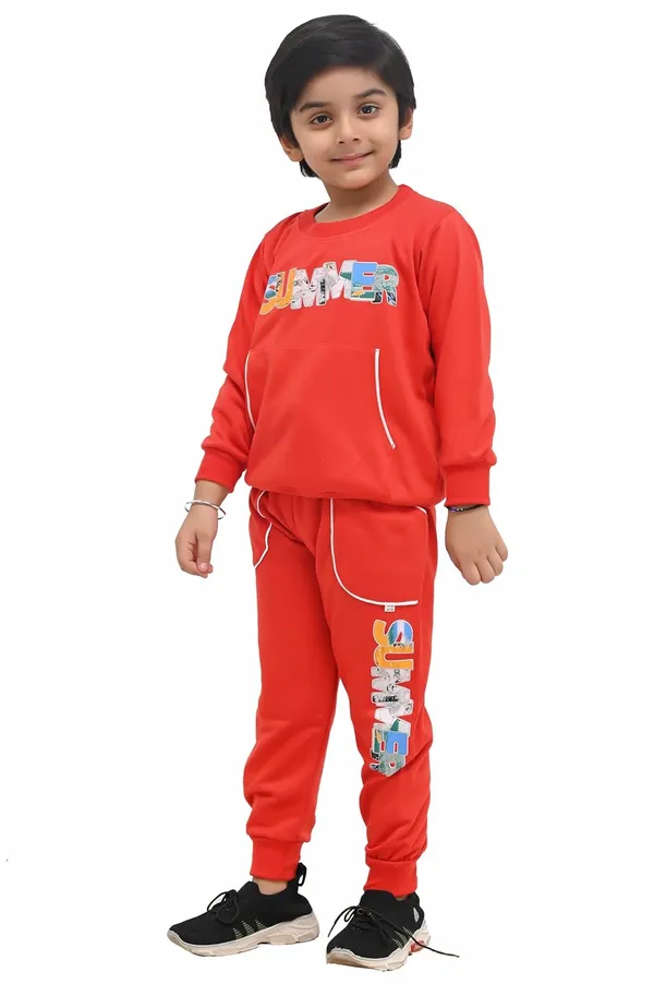 Red_Cotton_Blend_Permium_Clothing_Set_For_Boys
