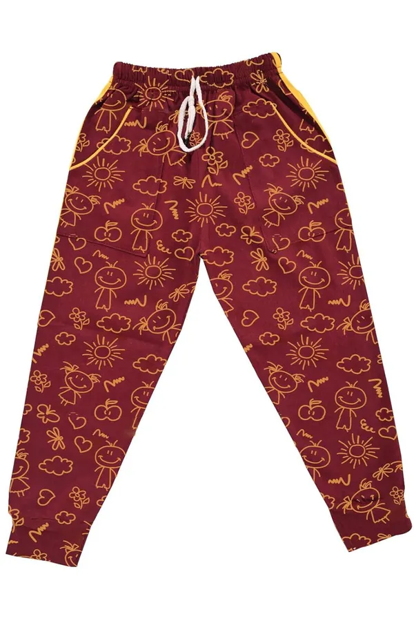 Multicolor_Cotton_Permium_Track_Pants_For_Unisex_Kids