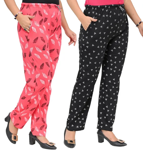 Pink_And_Black_Cotton_Permium_Pyjama_For_Women