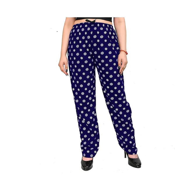Navy_Blue_And_Red_Cotton_Permium_Pyjama_Lower_For_Women