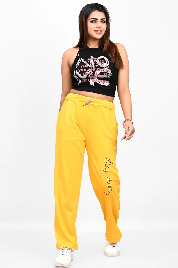 Yellow_Cotton_Permium_Pyjamas_For_Women