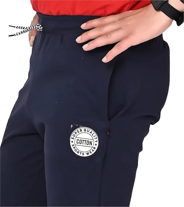 Navy_Blue_Cotton_Blend_Permium_Joggers_For_Women