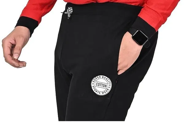 Black_Cotton_Blend_Permium_Joggers_For_Women