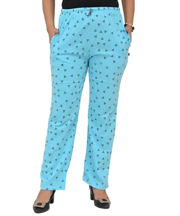 Sky_Blue_Cotton_Permium_Pyjamas_For_Women
