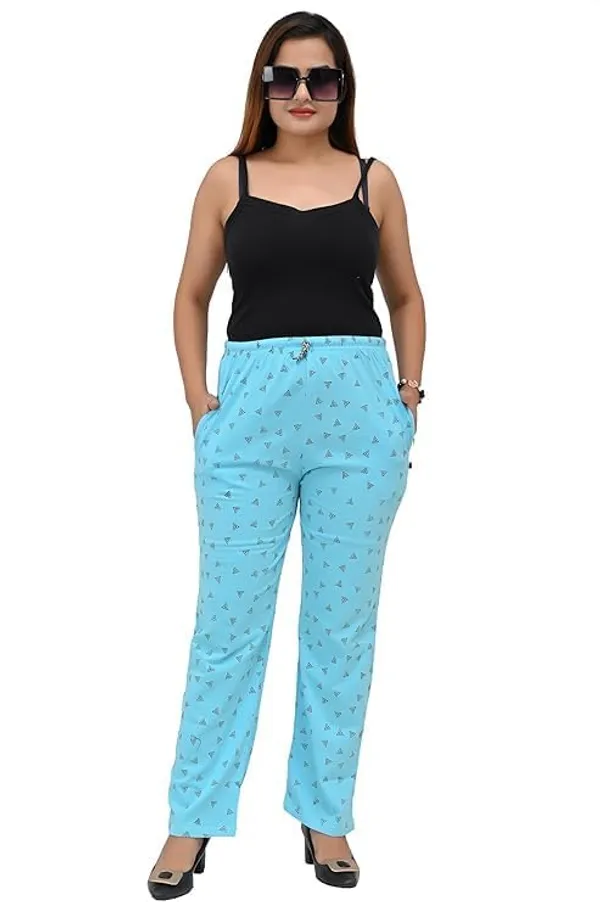 Sky_Blue_Cotton_Permium_Pyjamas_For_Women
